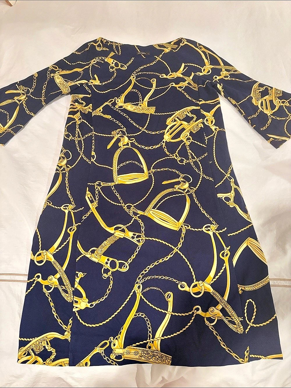 J.McLaughlin Chain Print Dress Size Small Like New